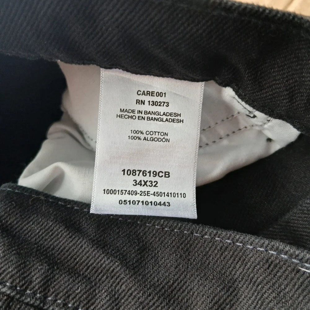 Rustler Men's Size 34×32 Dark Denim Regular Fit Jeans - Picture 6 of 7